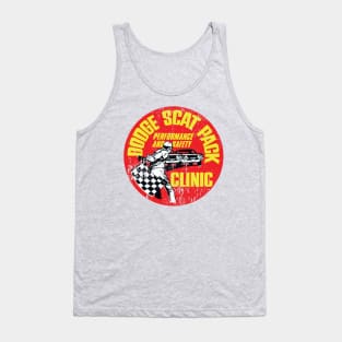 Dodge Scat Pack Clinic - Burnout distressed Tank Top